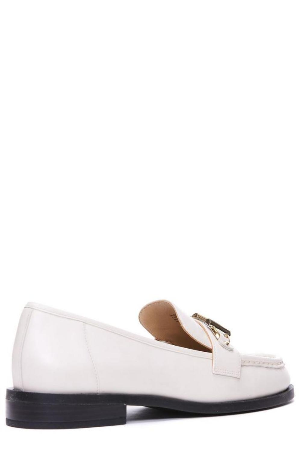 Michael Michael Kors Logo Plaque Round-Toe Loafers