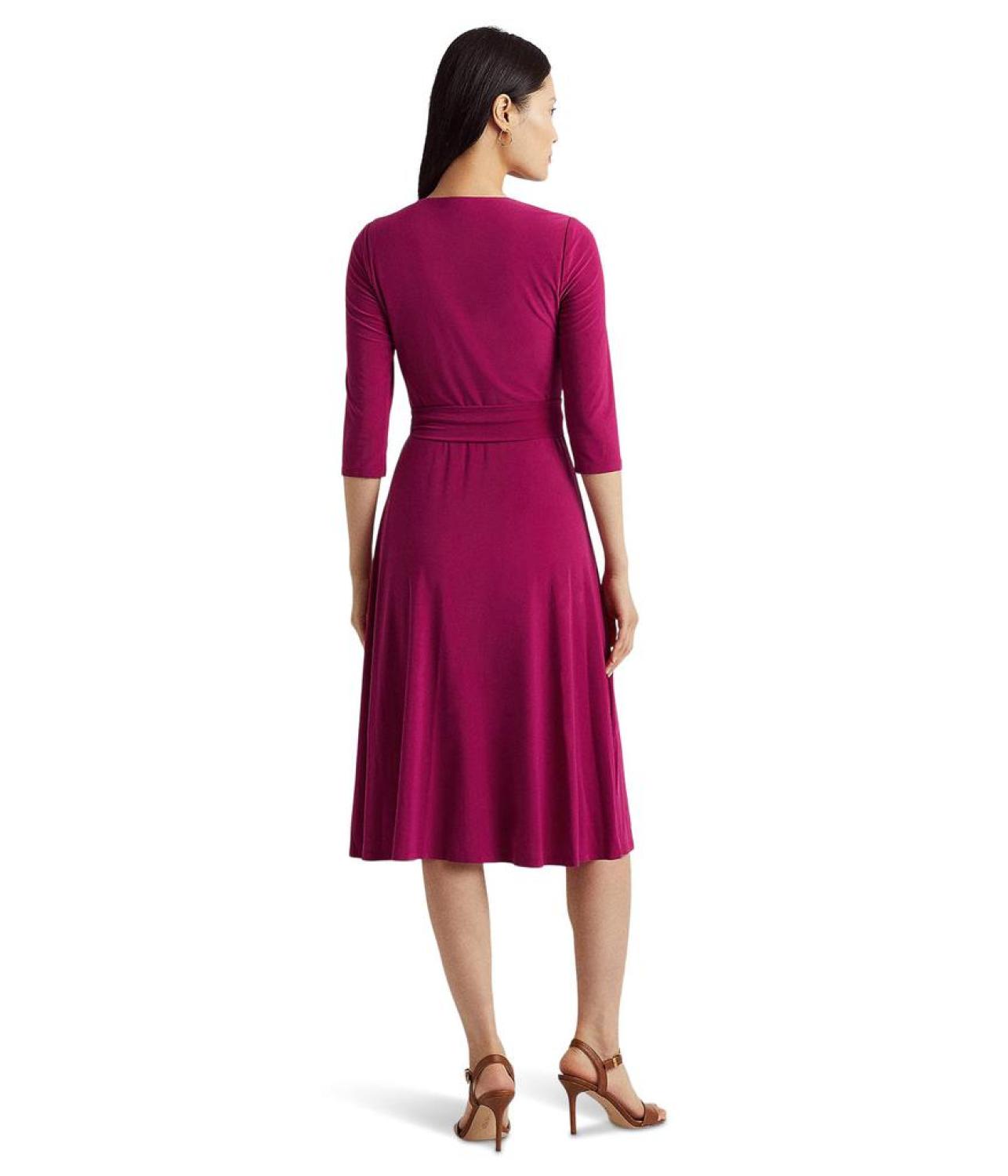 Jersey-Matte Midi Dress