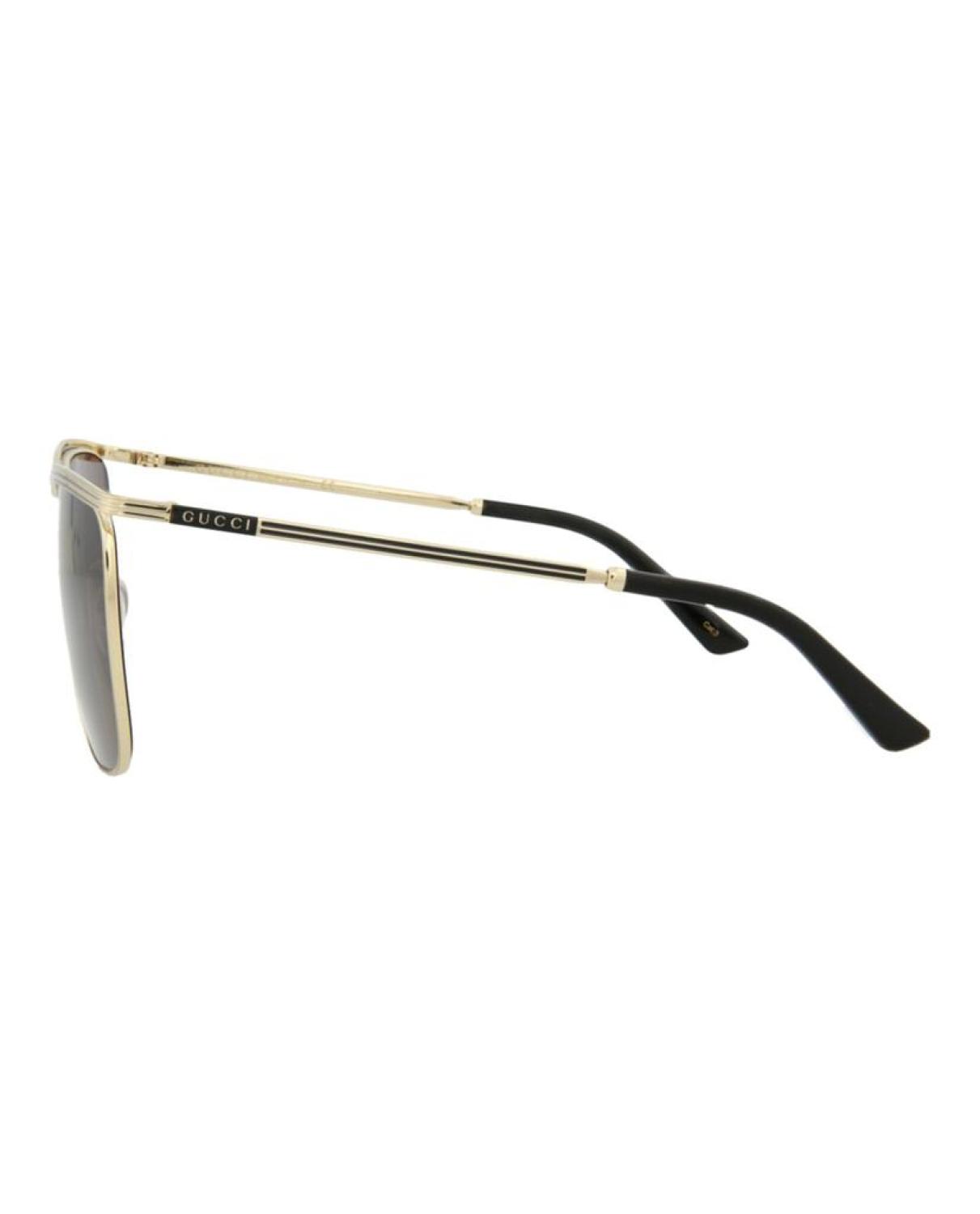 Square-Metal Frame Sunglasses