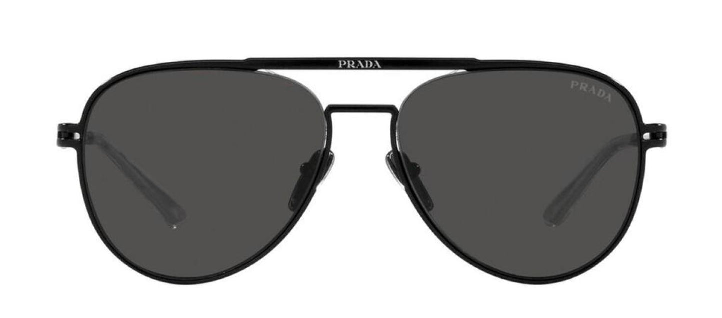 Prada PR 54ZS 1BO5S0 Aviator Sunglasses