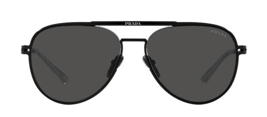 Prada PR 54ZS 1BO5S0 Aviator Sunglasses