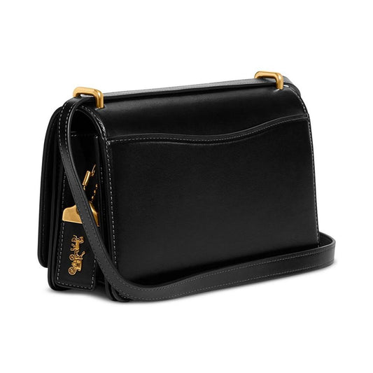 Luxe Refined Calf Leather Bandit Shoulder Bag