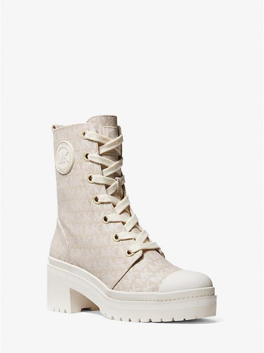 Corey Logo Jacquard Combat Boot