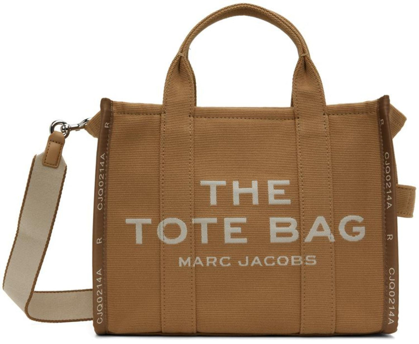 Tan 'The Jacquard Medium' Tote