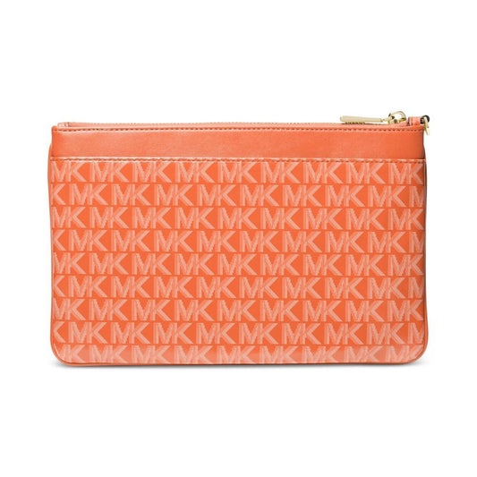 Logo Jet Set Charm Top Zip Wristlet