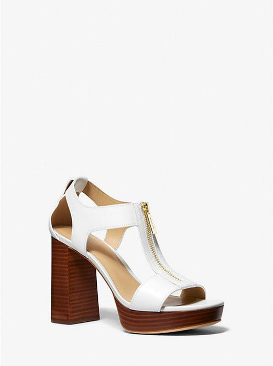 Berkley Leather Block-Heel Sandal