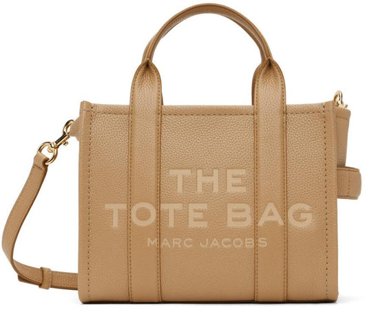 Beige 'The Leather Small' Tote