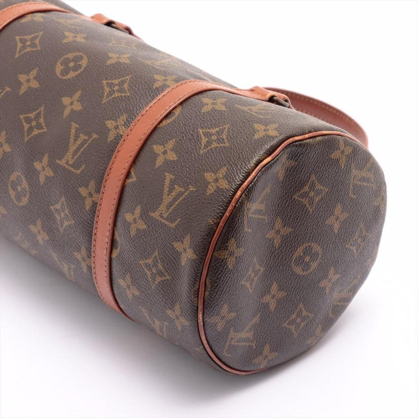 Louis Vuitton Brown Monogram Canvas Leather Papillon 30 cm Shoulder Bag