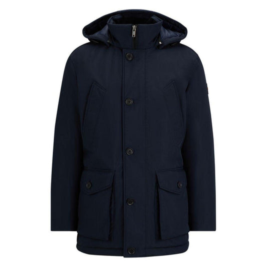 Relaxed-fit parka in water-repellent ottoman fabric