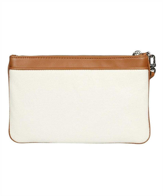 Michael Michael Kors Logo Print Zipped Flat Pouch