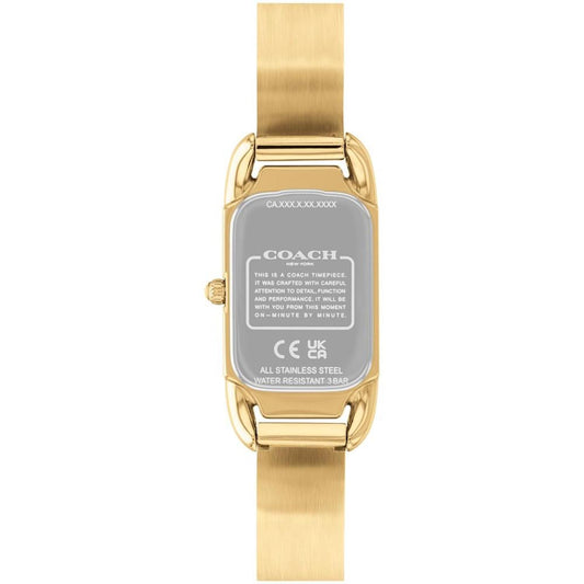 Women's Cadie Signature C Gold-Tone Stainless Steel Bangle Watch, 28.5 x 17.5mm