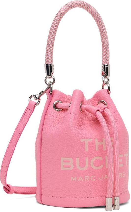 Pink 'The Leather Mini Bucket' Bag