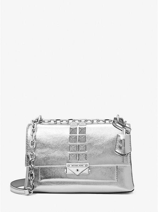 Cece Medium Studded Metallic Shoulder Bag