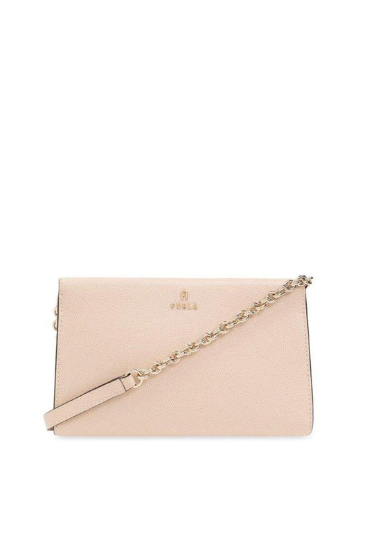 Furla Camelia Logo Lettering Mini Shoulder Bag