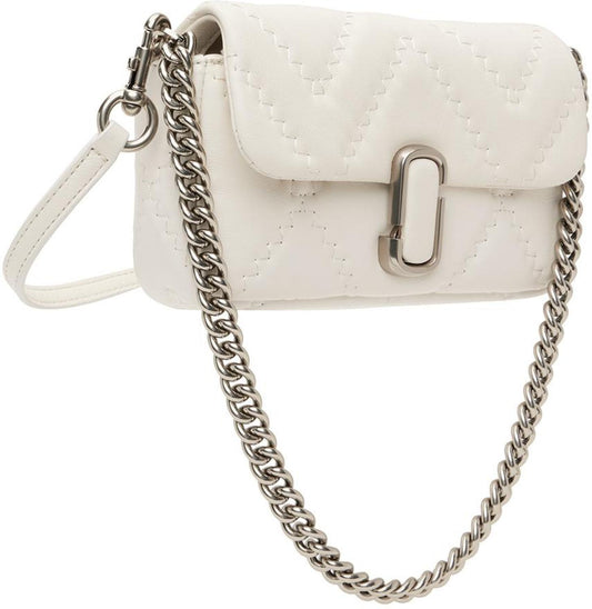 White Mini 'The Quilted Leather J Marc' Shoulder Bag