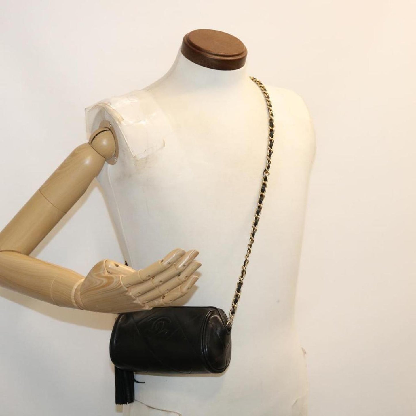 Chanel Bowling Leather Shoulder Bag (Pre-Owned)