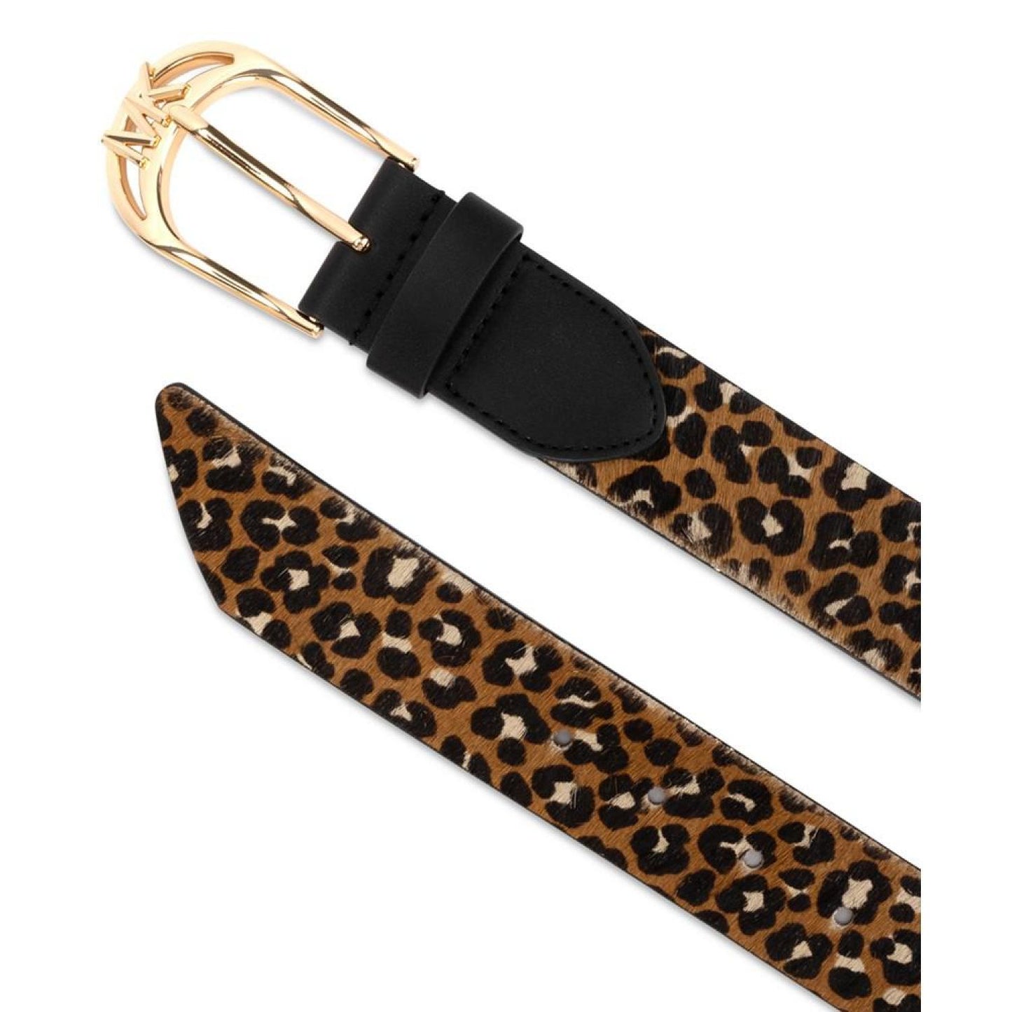 Women's Cheetah-Print Haircalf Belt