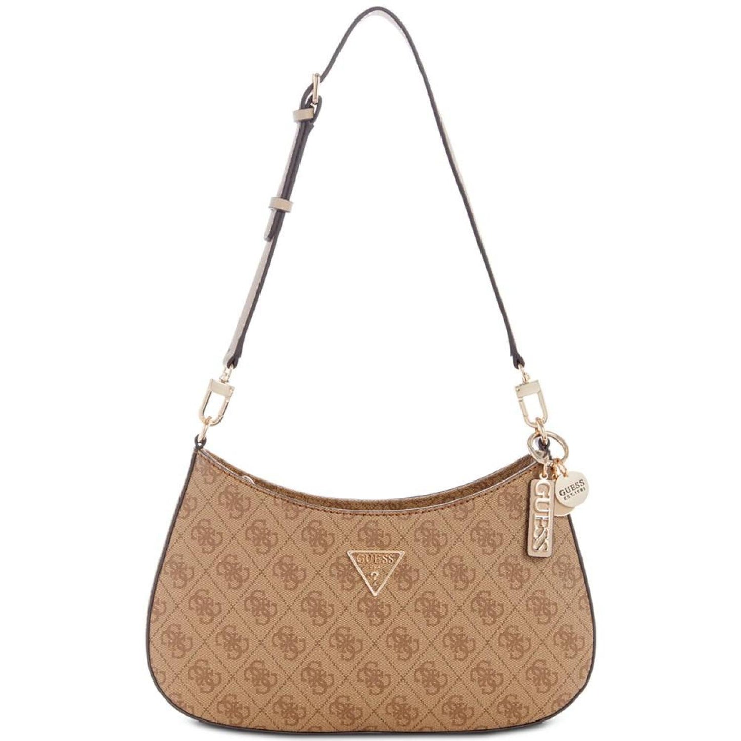 Noelle Small Top Zip 4G Logo Monogram Shoulder Bag