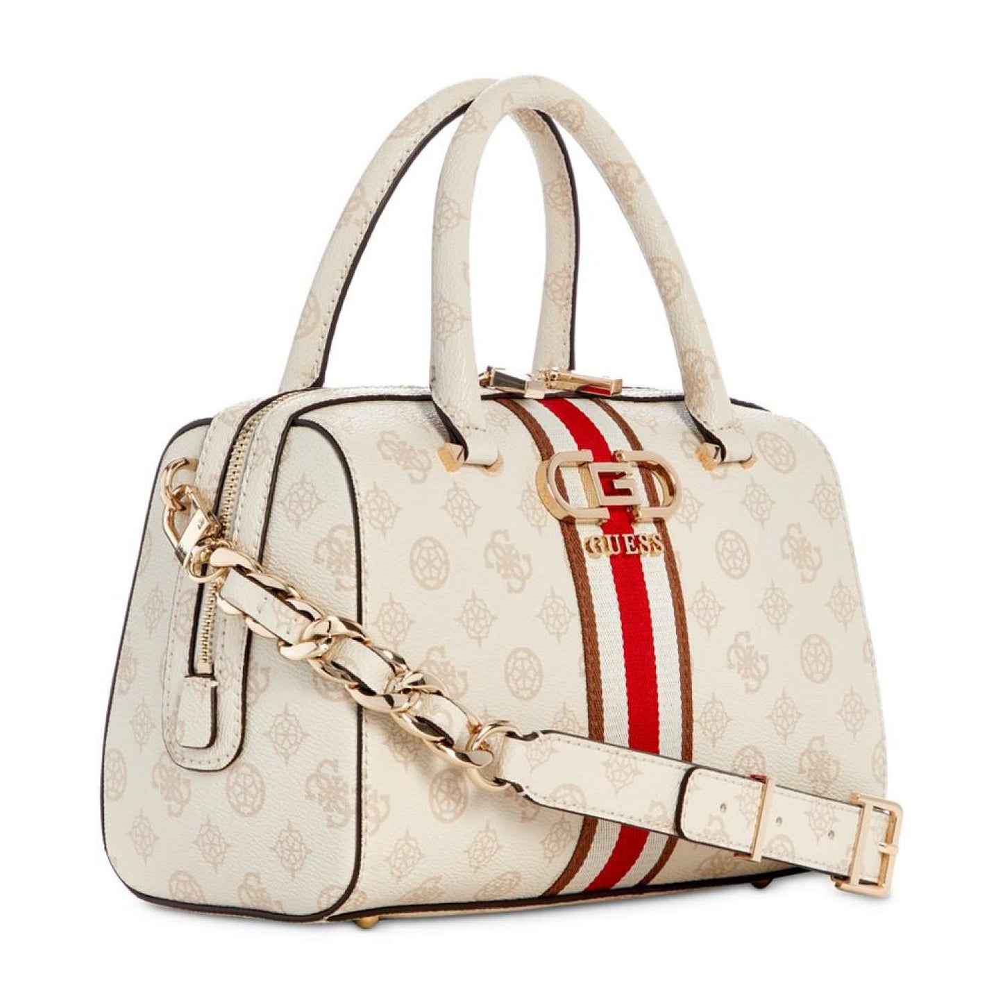 Nelka Monogram Small Box Satchel