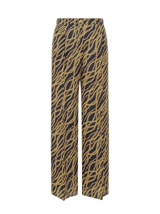 Michael Michael Kors Graphic Printed Wide Leg Trousers