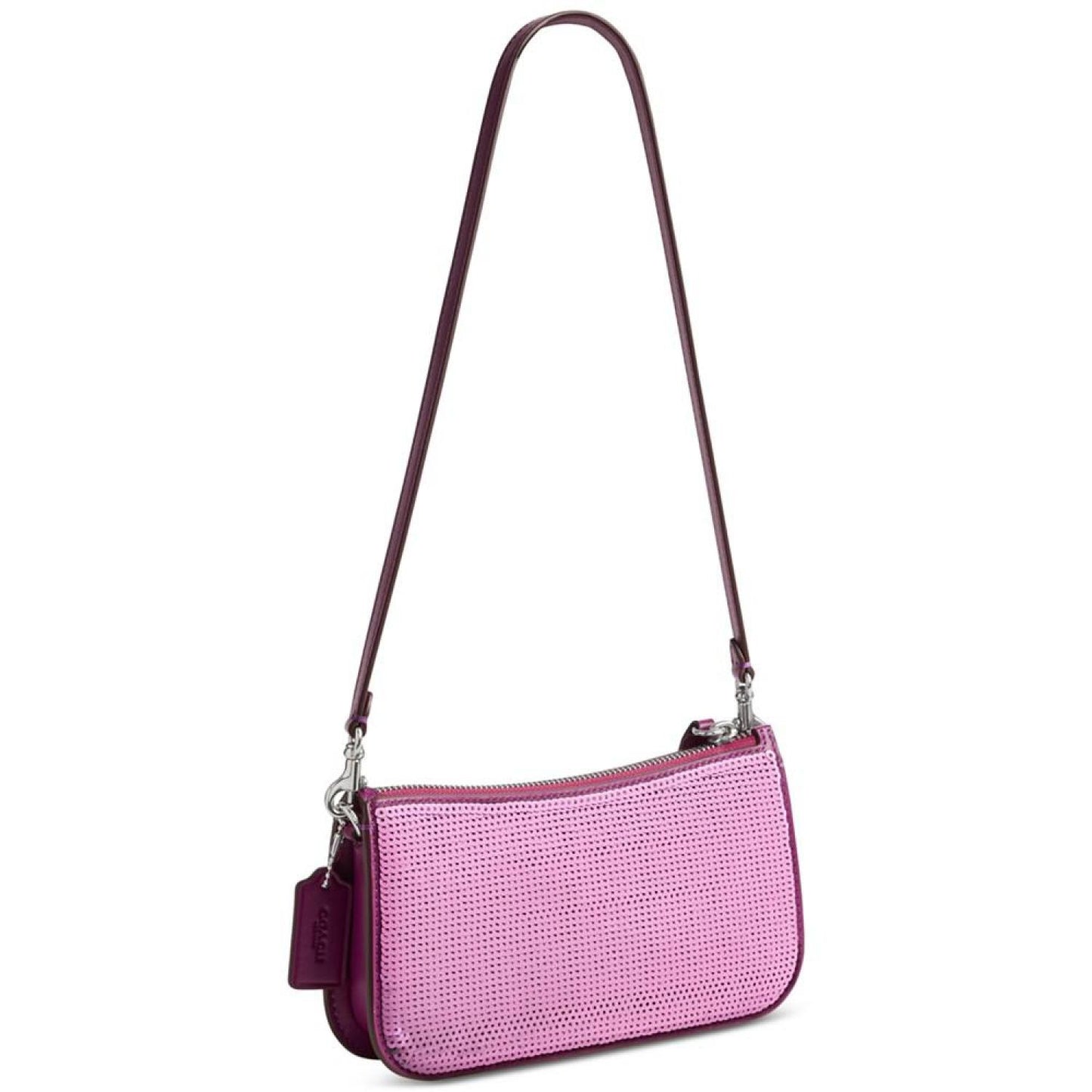 Penn Small Leather Sequined Shoulder Bag