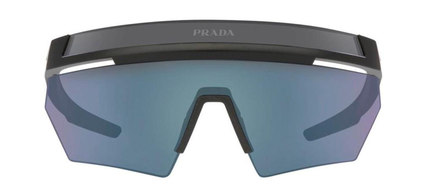 Prada Linea Rossa PS 01YS 1BO03U Shield Sunglasses