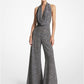 Mini Cheetah Organic Silk Crepe De Chine Jumpsuit