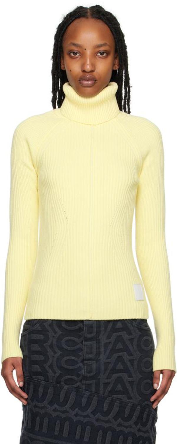 Yellow 'The Ribbed' Turtleneck