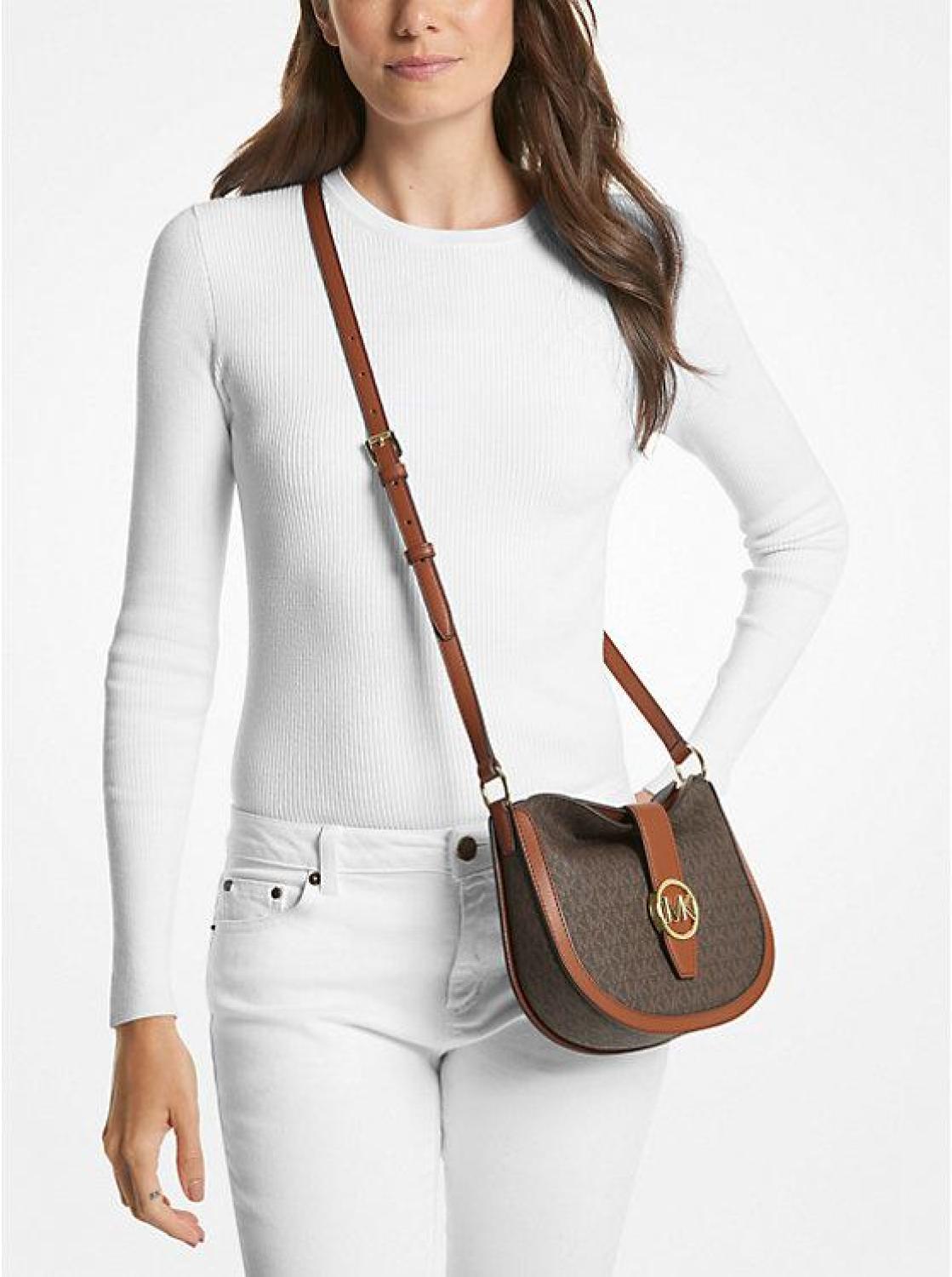 Gabby Small Signature Logo Hobo Crossbody Bag