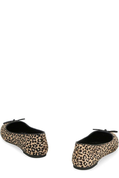 Michael Michael Kors Nori Leopard Printed Ballet Flat Shoes