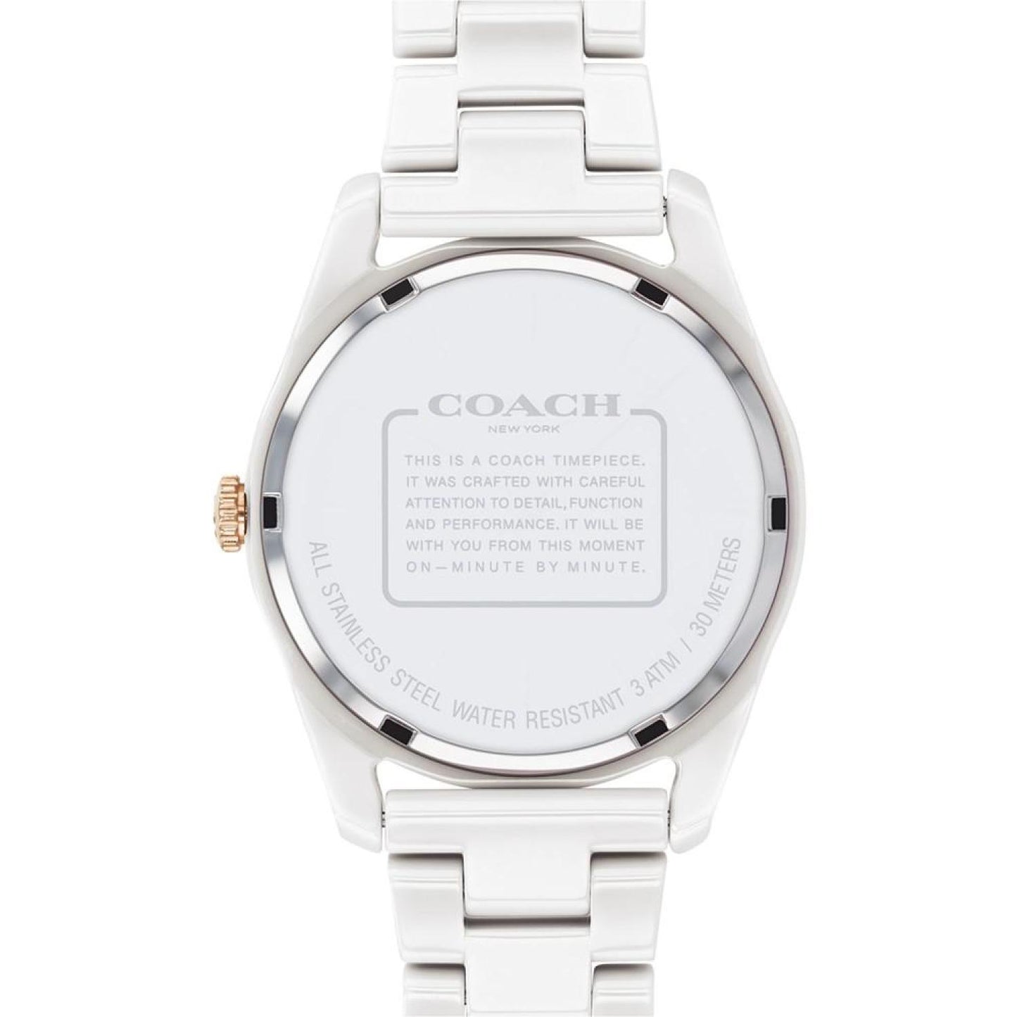 Women's Preston White Ceramic Bracelet Watch 36mm