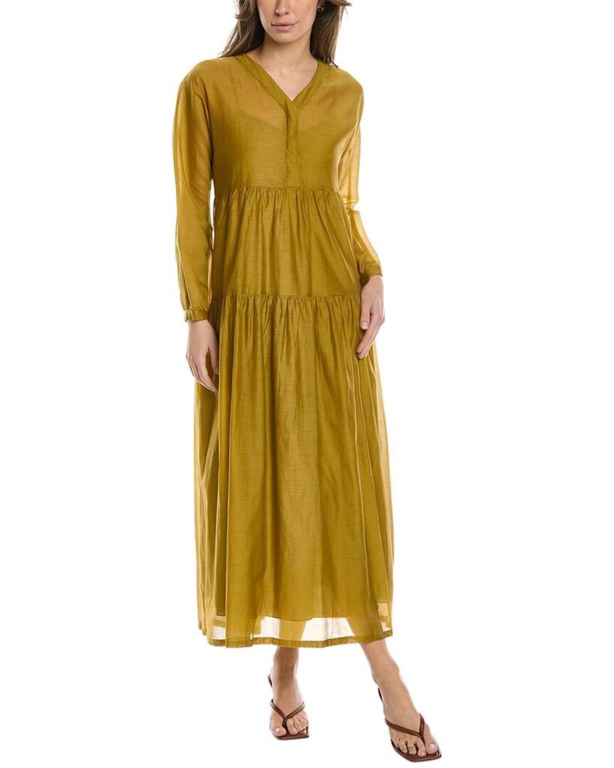 ‘S MaxMara Sesamo Silk-Blend Dress