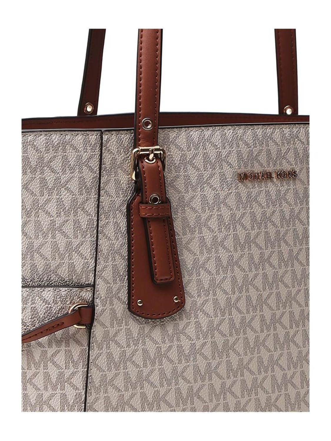 Michael michael kors voyager hot sale small logo tote bag