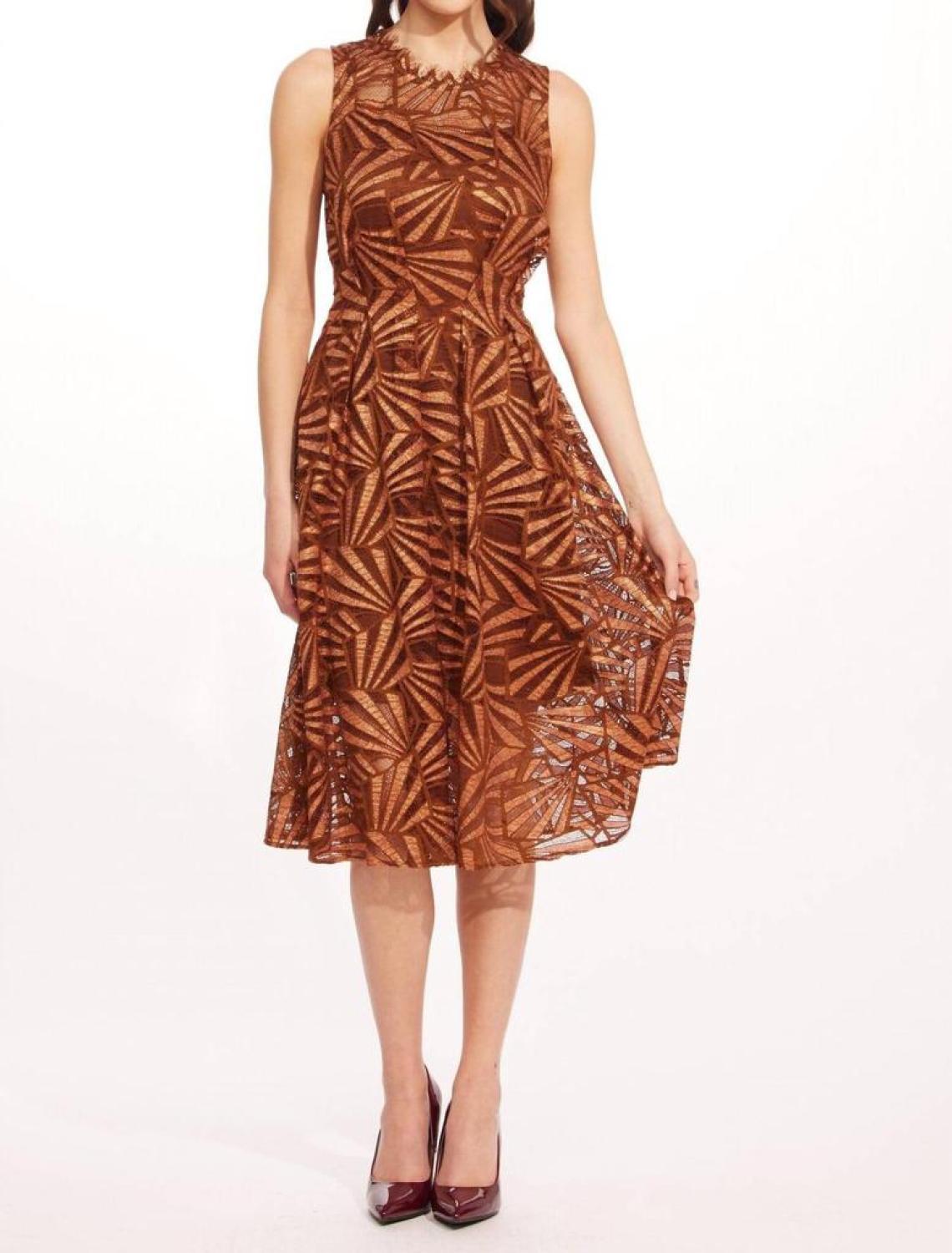 Citi Dress In Copper Lace