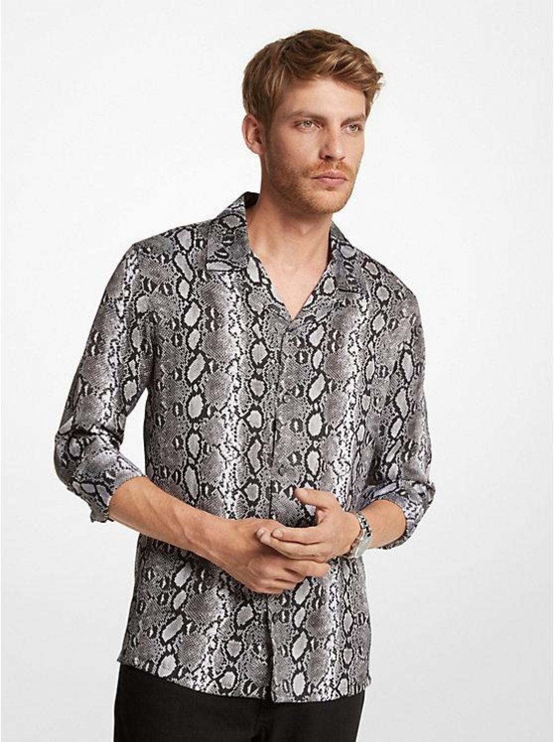 Python Printed Woven Shirt