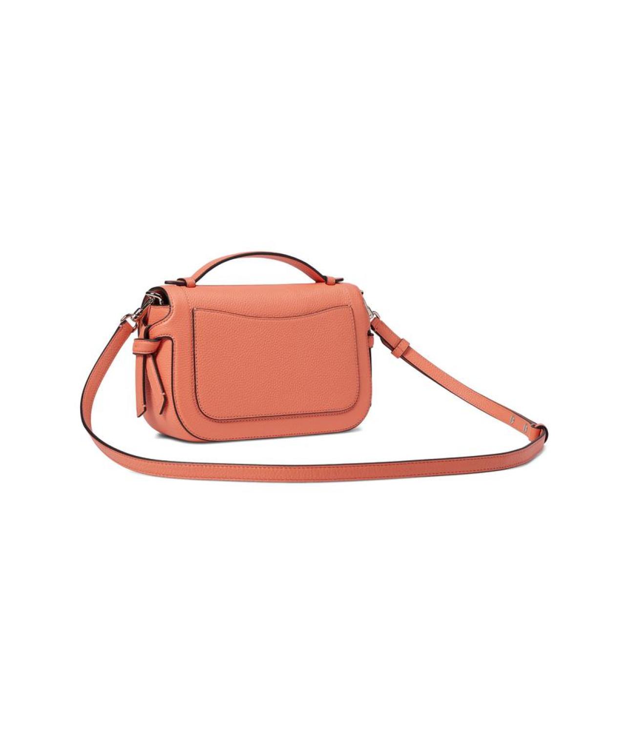 Knott Pebbled Leather Top Handle Crossbody