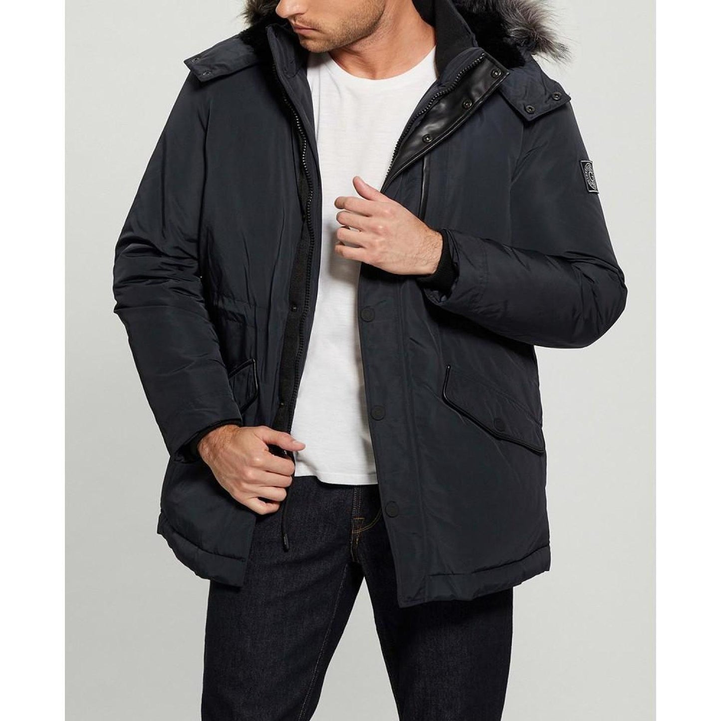 Men's Real Down Parka Jacket