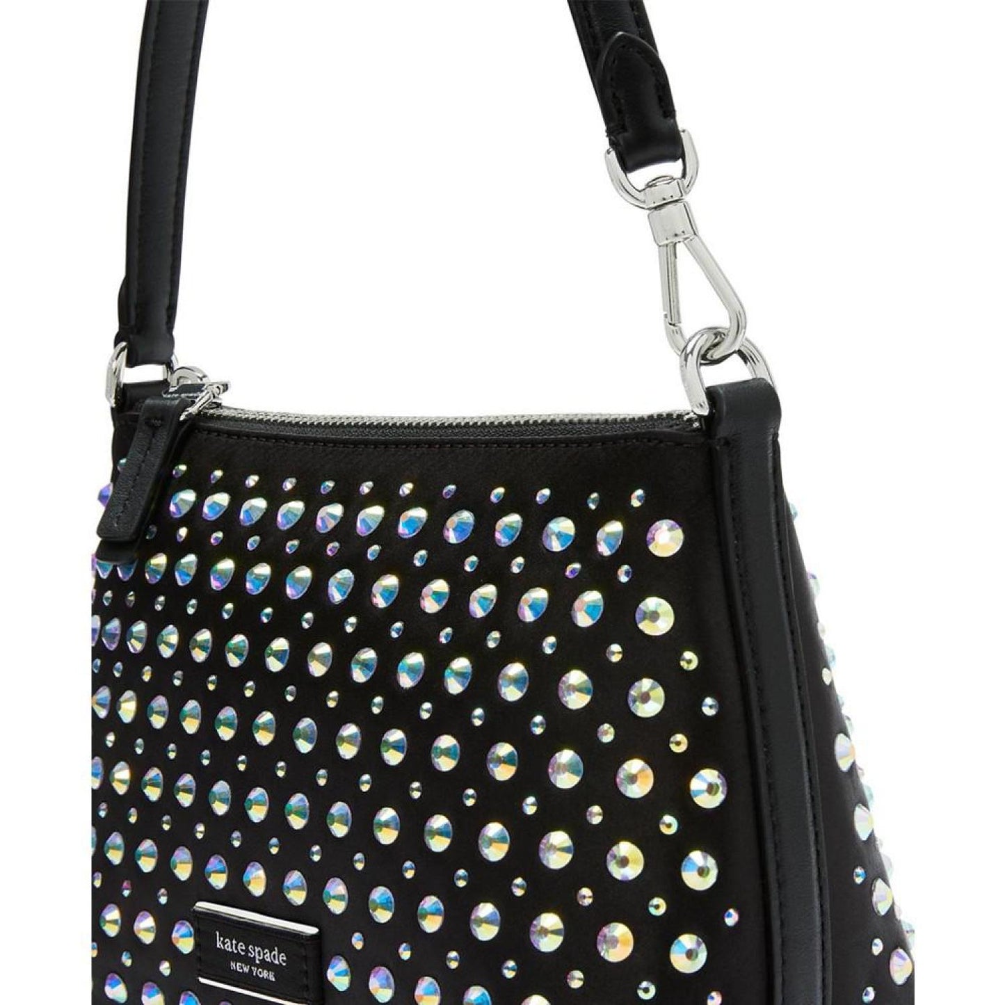 Lulu Crystal Embellished Mini East West Pochette