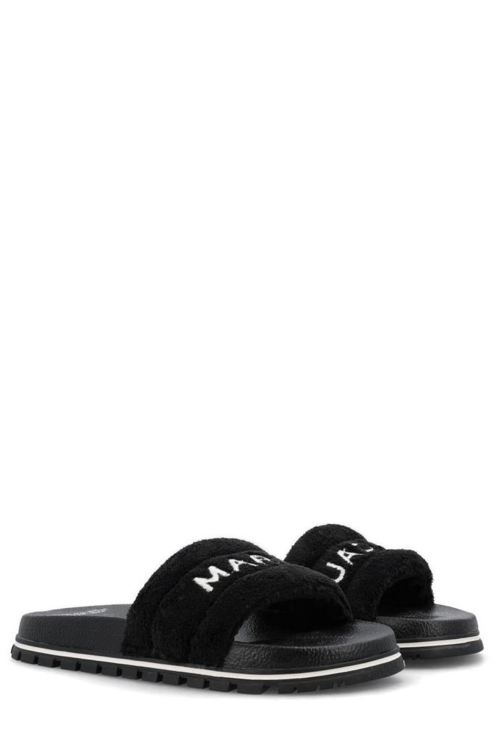 Marc Jacobs Logo Embroidered Slides