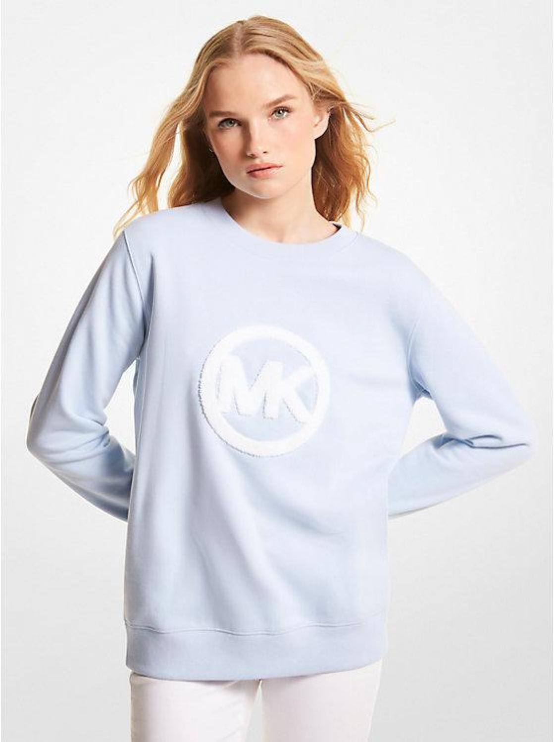 Logo Charm Cotton Terry Sweatshirt