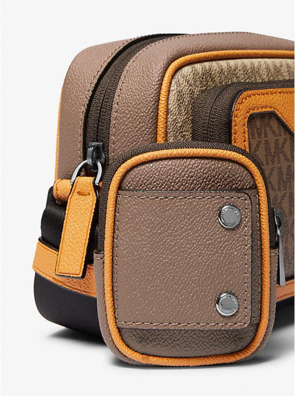 Cooper Color-Block Signature Logo Camera Bag