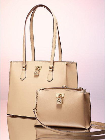 Ruby Large Saffiano Leather Tote Bag