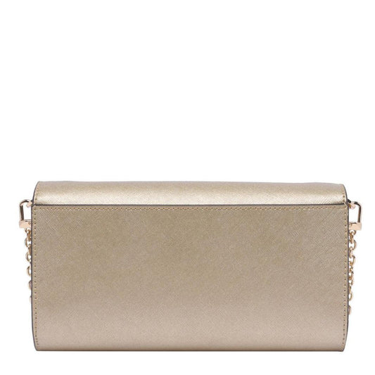 Michael Kors Mona Large Metallic Clutch Bag