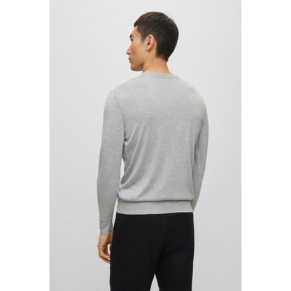 Regular-fit sweater in pure silk