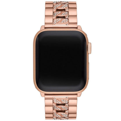 Rose Gold-Tone Stainless Steel Curb Chain Band for Apple Watch 38mm and 40mm