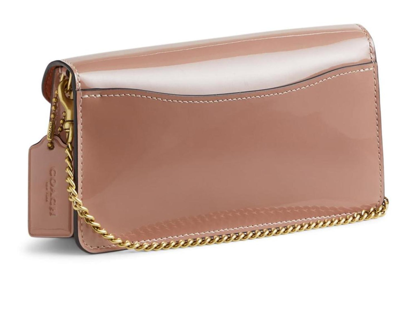 Tabby Chain Clutch In Signature Leather