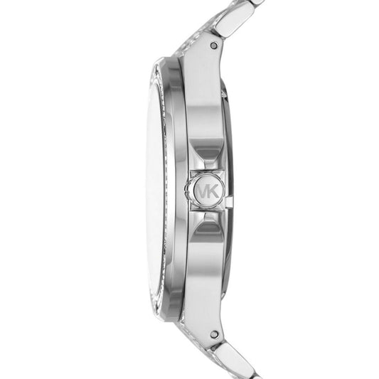 Men's Limited Edition Lennox Automatic Silver-Tone Stainless Steel Bracelet Watch 48mm