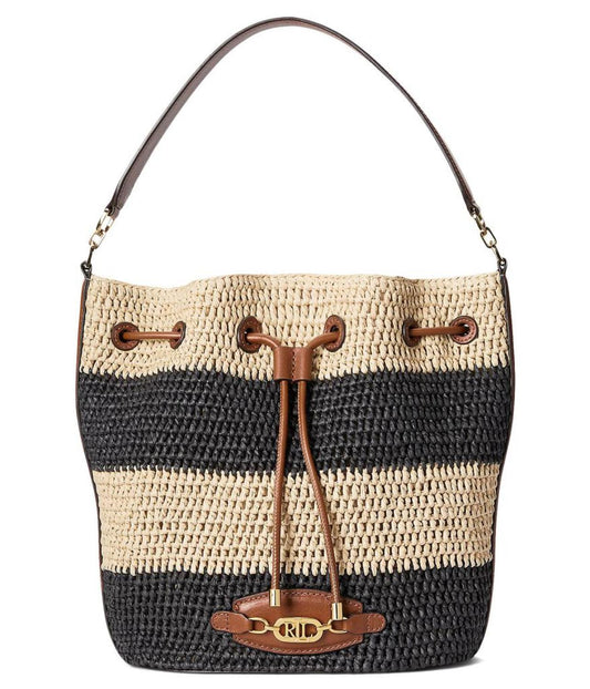 Raffia Large Andie Drawstring Bag