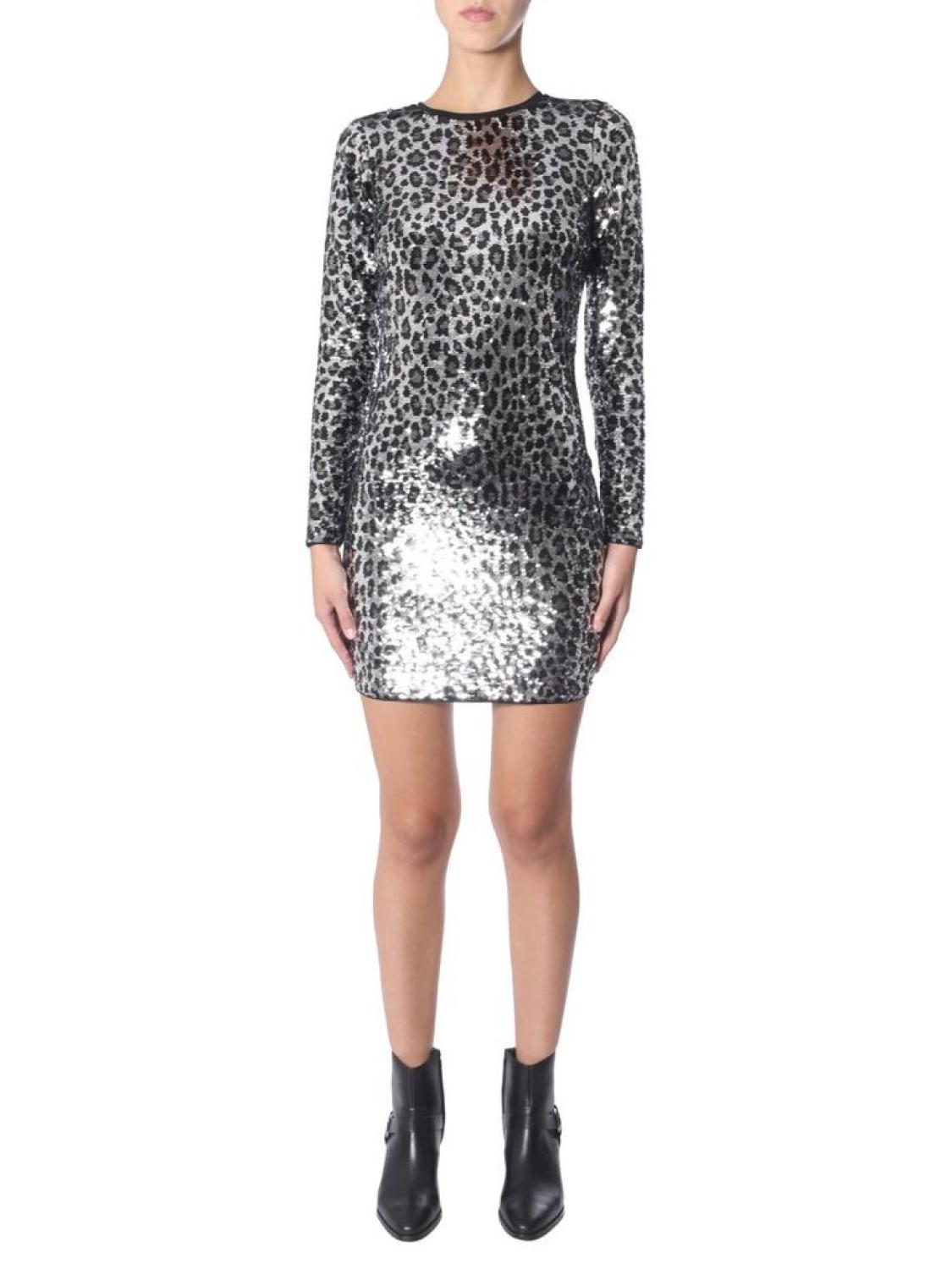 Michael Michael Kors Sequin Embroidered Dress