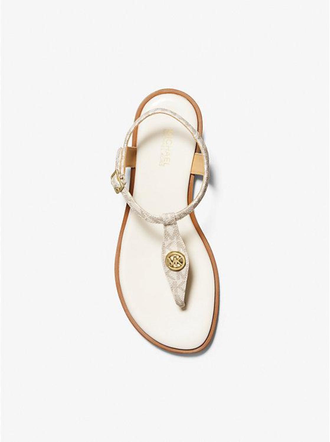 Mallory Logo T-Strap Sandal